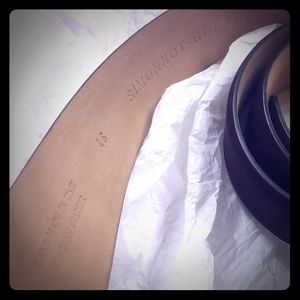 Simonnot-Godard brown suede belt
